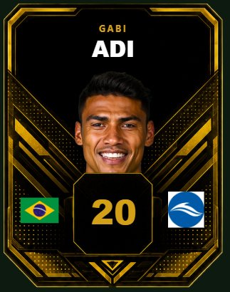 Carte joueur Gabi Adi